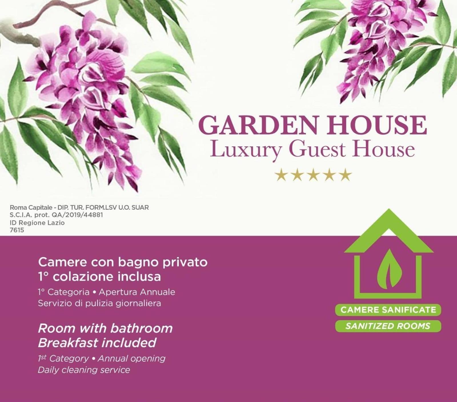 Garden House - Luxury Guest House - Overnight Stay Only Rome Exterior photo